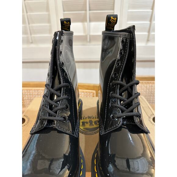 Dr. Martens Docs 1460 Bex Patent Leather Lace Up Women's Boots Size 7 NIB Iconic - Picture 6 of 14
